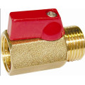 Female X Male Polished Chrome Brass Mini Ball Valve